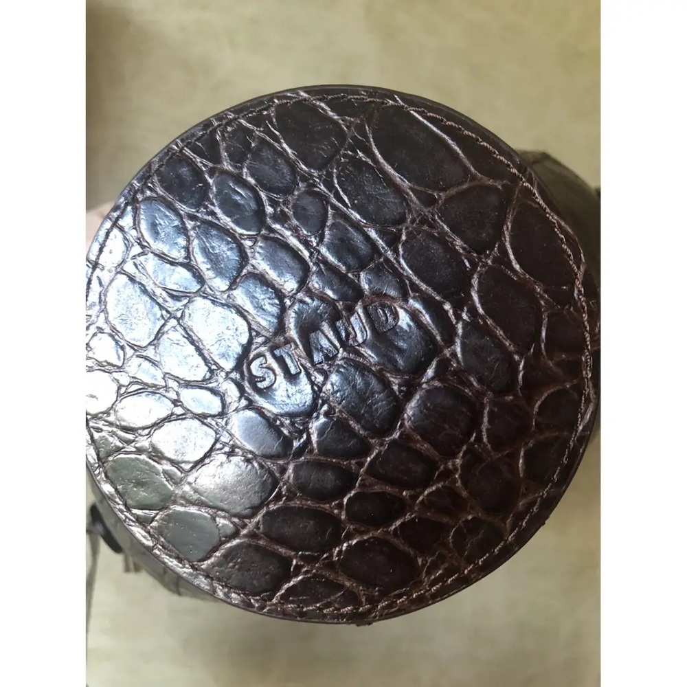 Staud Alice crocodile embossed handbag - Picture 5 of 14